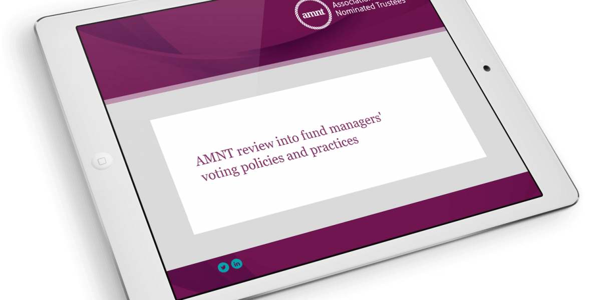 AMNT identifies poor transparency in its review of fund manager voting policies and practices as part of complaint to FCA