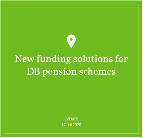Hymans Robertson & Gowling: Webinar - New funding solutions for DB pension schemes