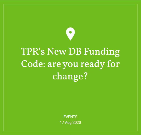 Hymans Robertson - Webinar: TPR's New DB Funding Code: are you ready for change?